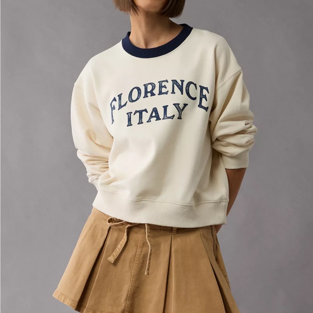 AE Relaxed Fit Destination Graphic Sweatshirt